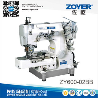 ZY600-02BB Zoyer pequeno liso liso rolado máquina de costura
